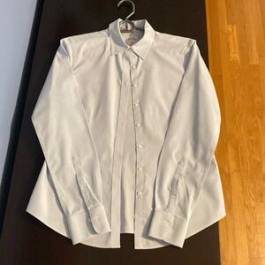 3/$24 Brooks Brothers light blue button down collar top